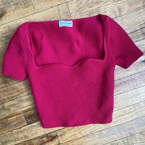 Aritzia Sculpt Knit Crop Top